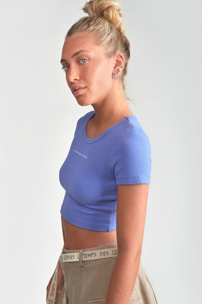 Lavender blue Yukongi crop top