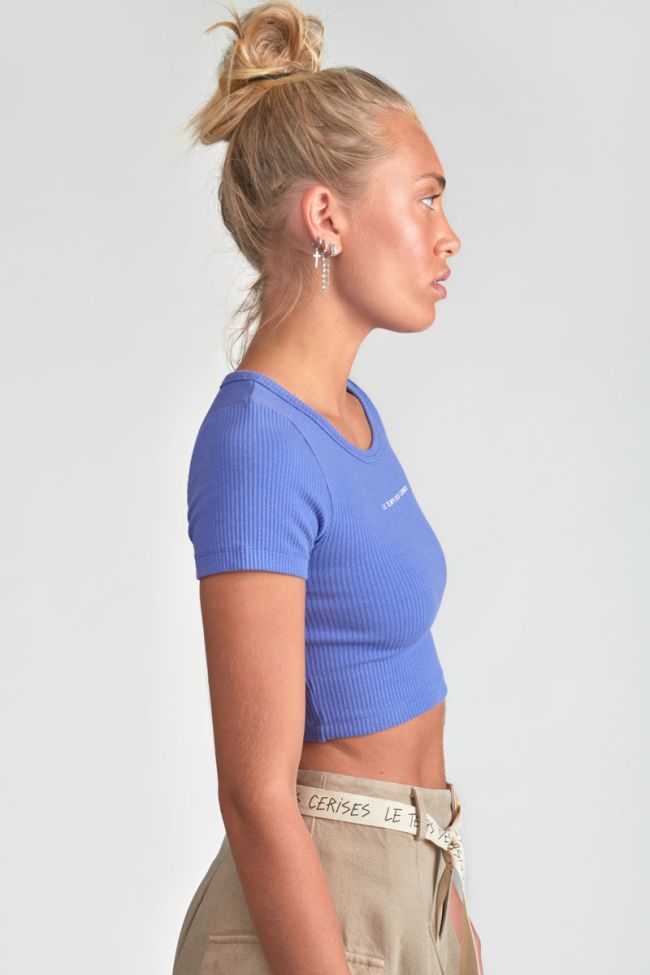 Lavender blue Yukongi crop top