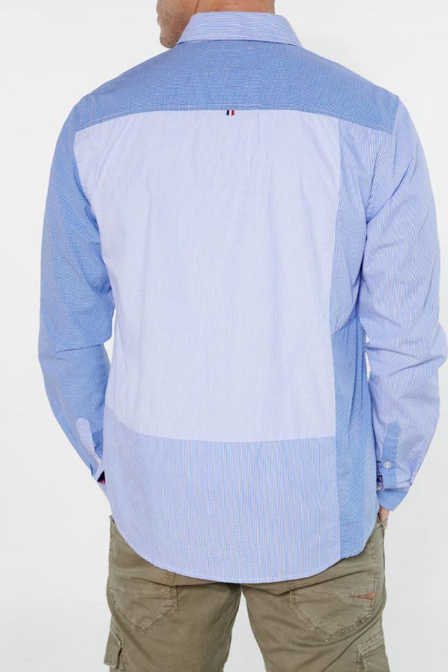 Blue stripy Diaz shirt