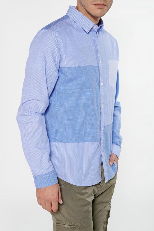 Blue stripy Diaz shirt