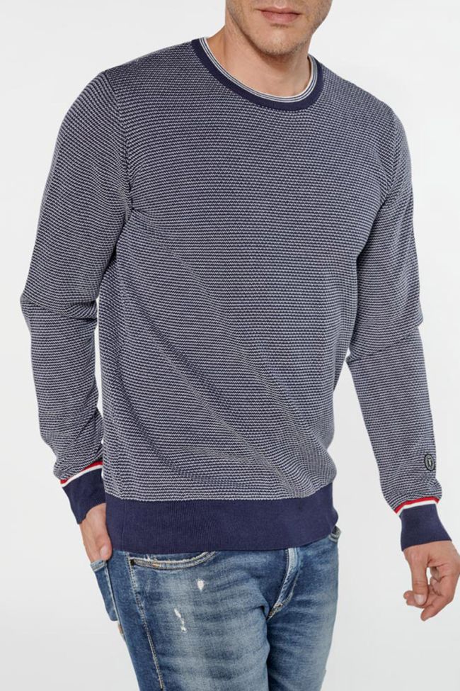 Navy blue Matal pullover