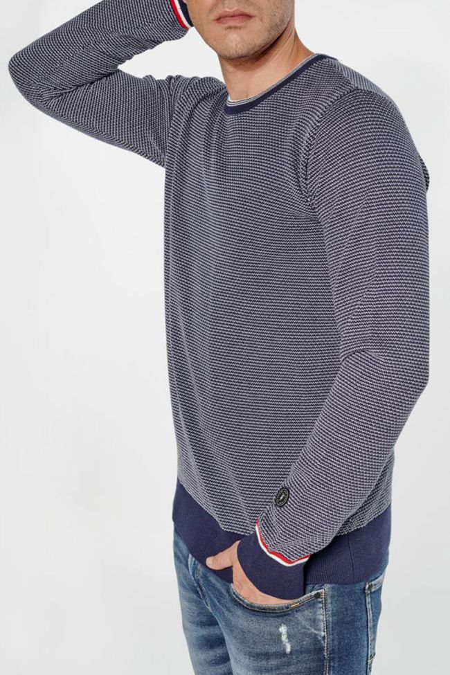 Navy blue Matal pullover