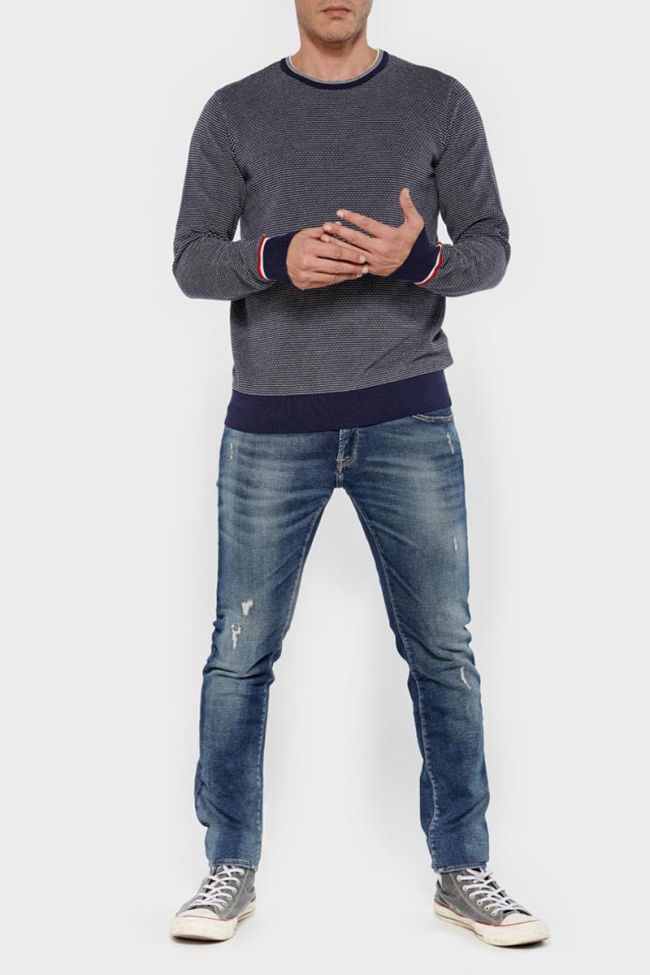 Navy blue Matal pullover