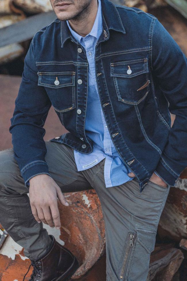 Dark blue denim Milo jacket 