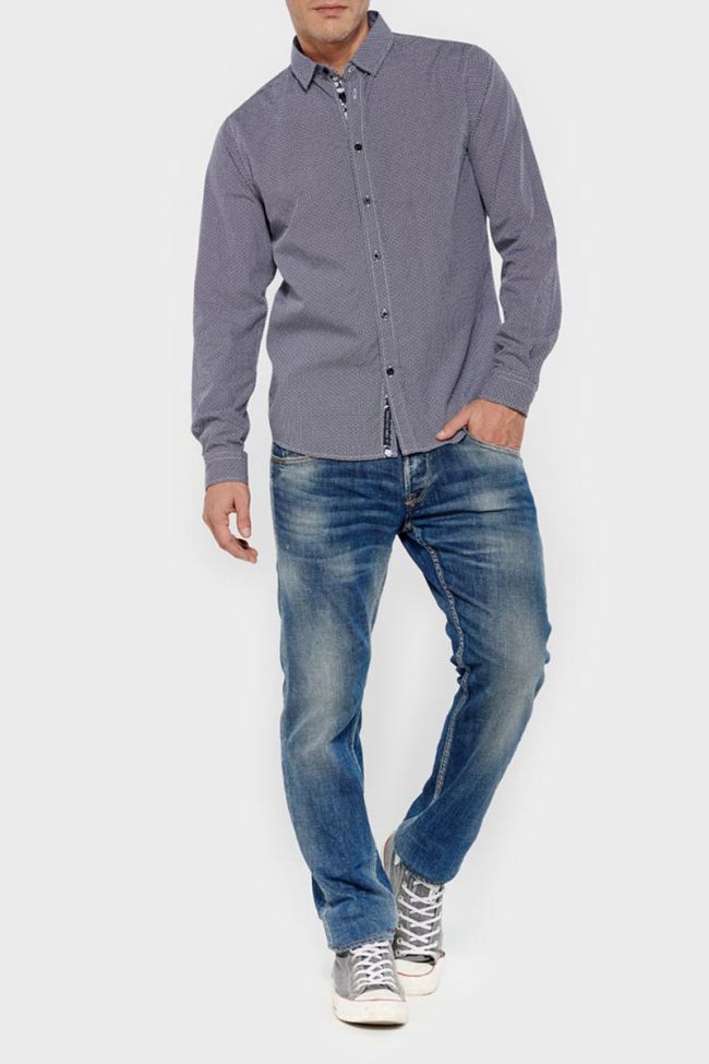 Graphic navy blue Pisto shirt