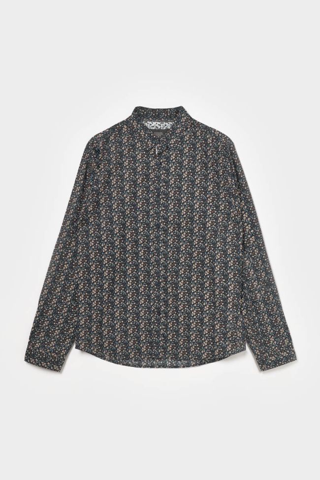 Black floral Selba shirt