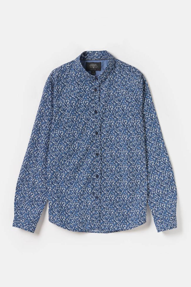 Floral navy blue Sobel shirt