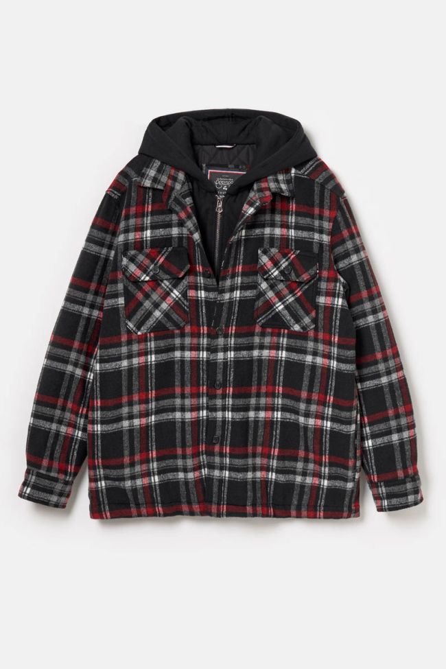 Black and red checked Vaty overshirt