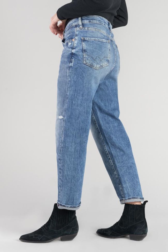 Jeans boyfit Cosy 7/8th destroy vintage blue N°4