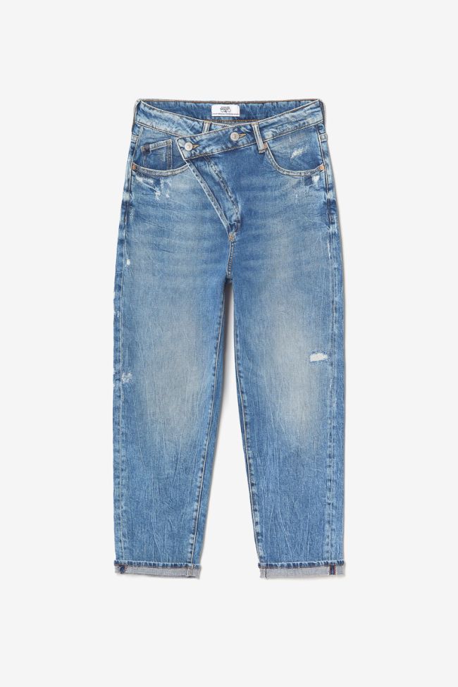 Jeans boyfit Cosy 7/8th destroy vintage blue N°4