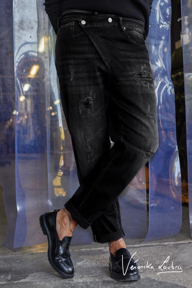 Mary boyfit destroy by Véronika Loubry jeans black N°1