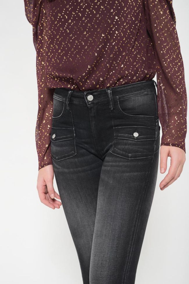 Fano pulp slim high waist 7/8th jeans black N°1