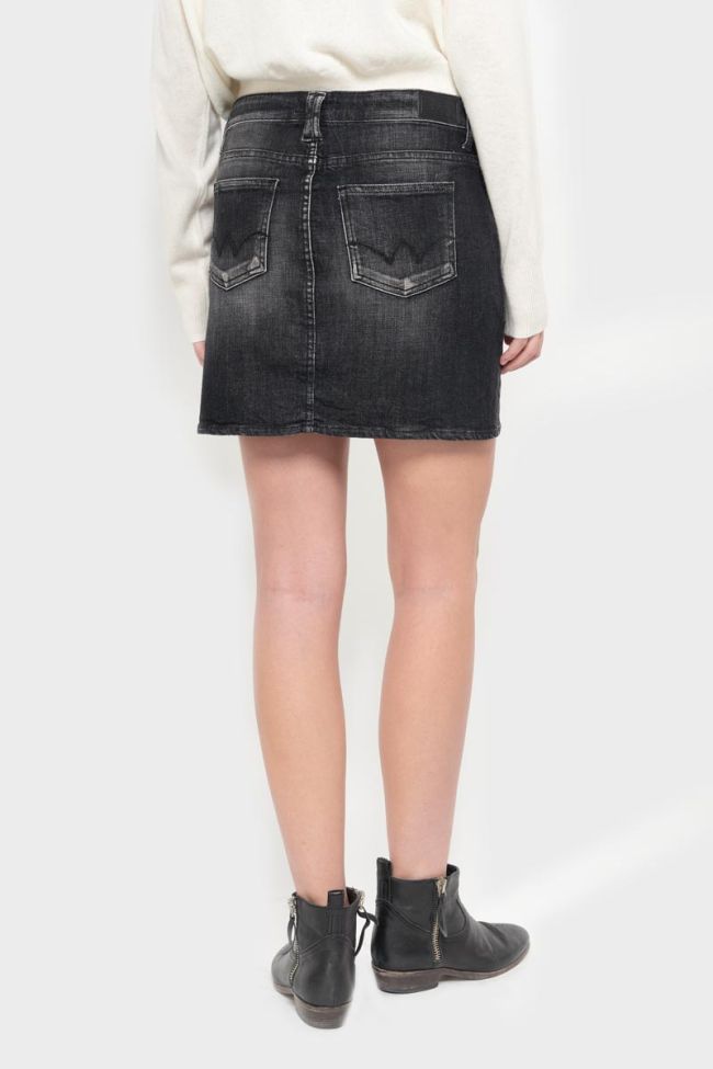 Black denim Palma skirt