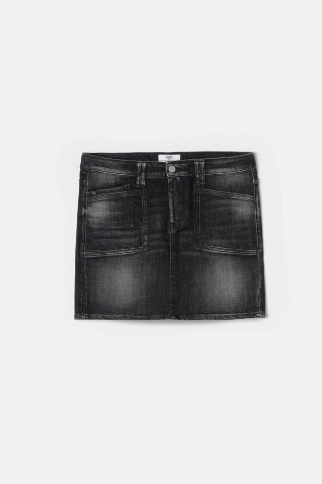 Black denim Palma skirt