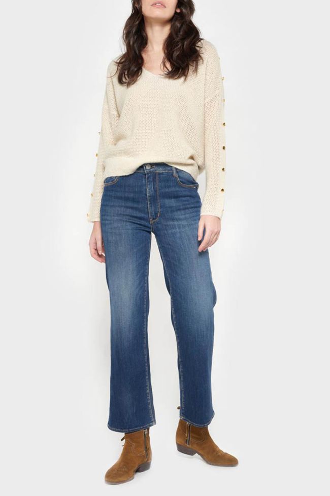 Jeans pulp wide leg high waist 7/8th blue N°2