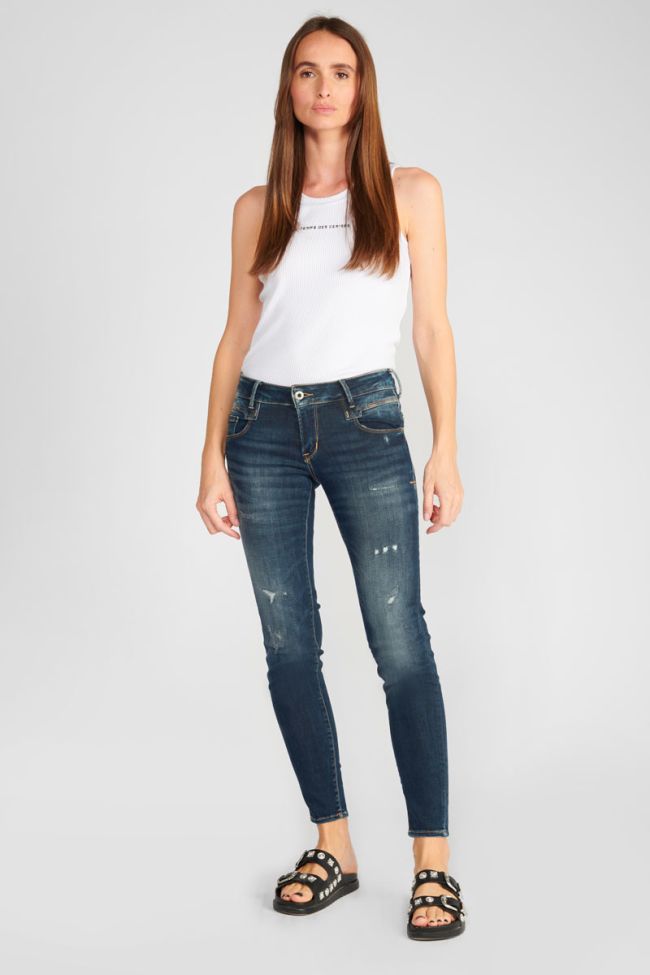 Jeans pulp slim Sib 7/8th destroy vintage blue N°2