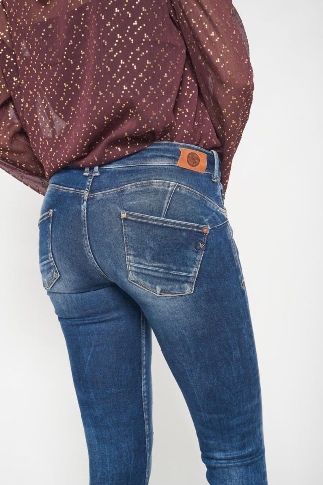 Talara pulp slim 7/8th jeans destroy vintage blue N°2