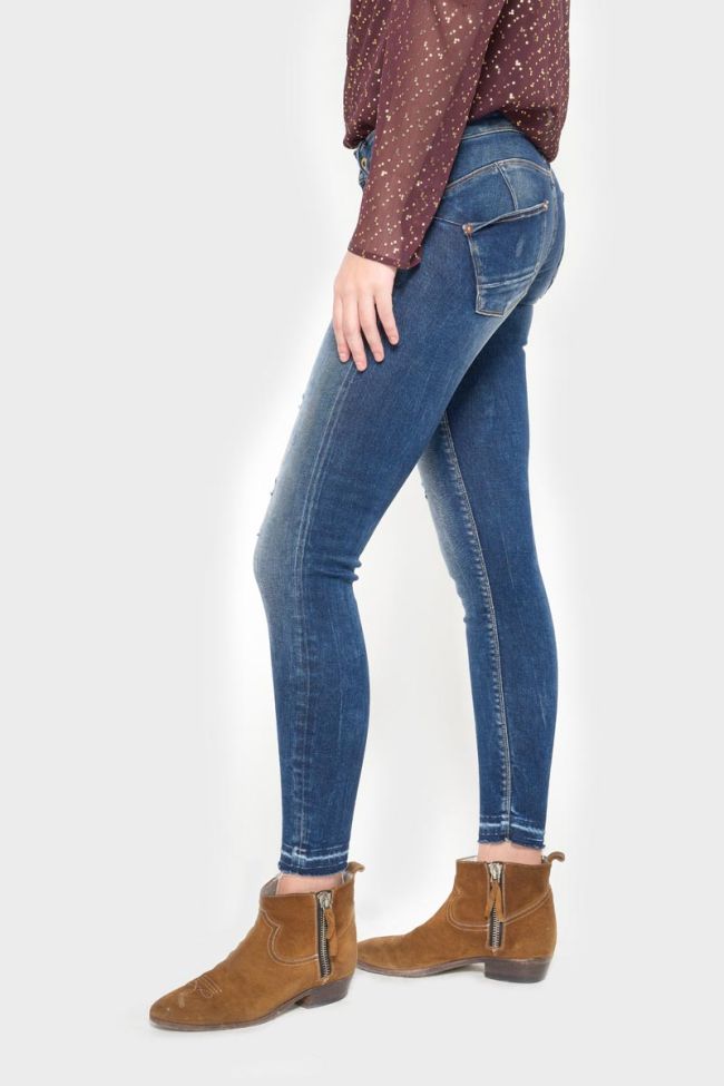 Talara pulp slim 7/8th jeans destroy vintage blue N°2