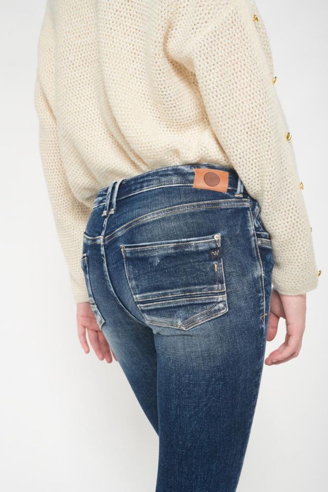 Tiapa power skinny 7/8th jeans destroy vintage blue N°2