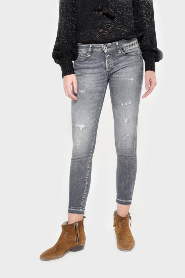 Vibe power skinny 7/8th jeans destroy grey N°2