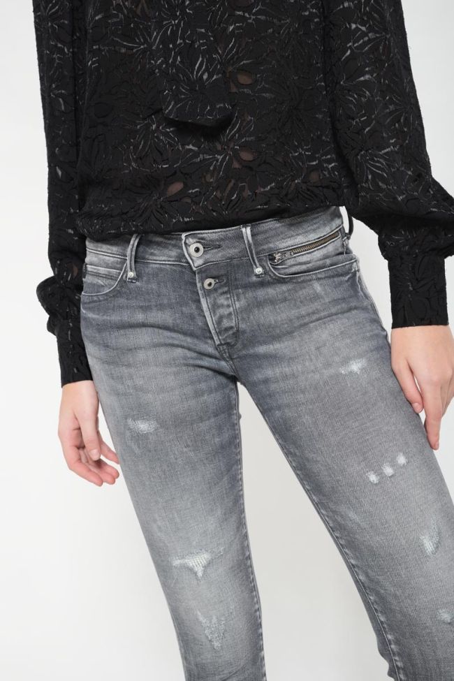 Vibe power skinny 7/8th jeans destroy grey N°2