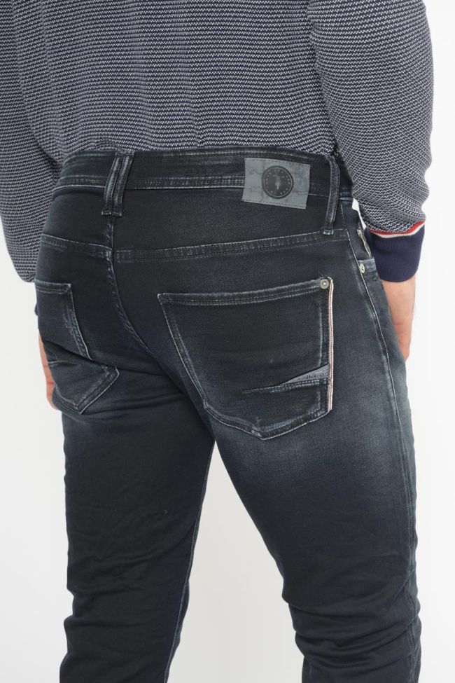 Jogg 700/11 adjusted jeans destroy bleu-noir N°1