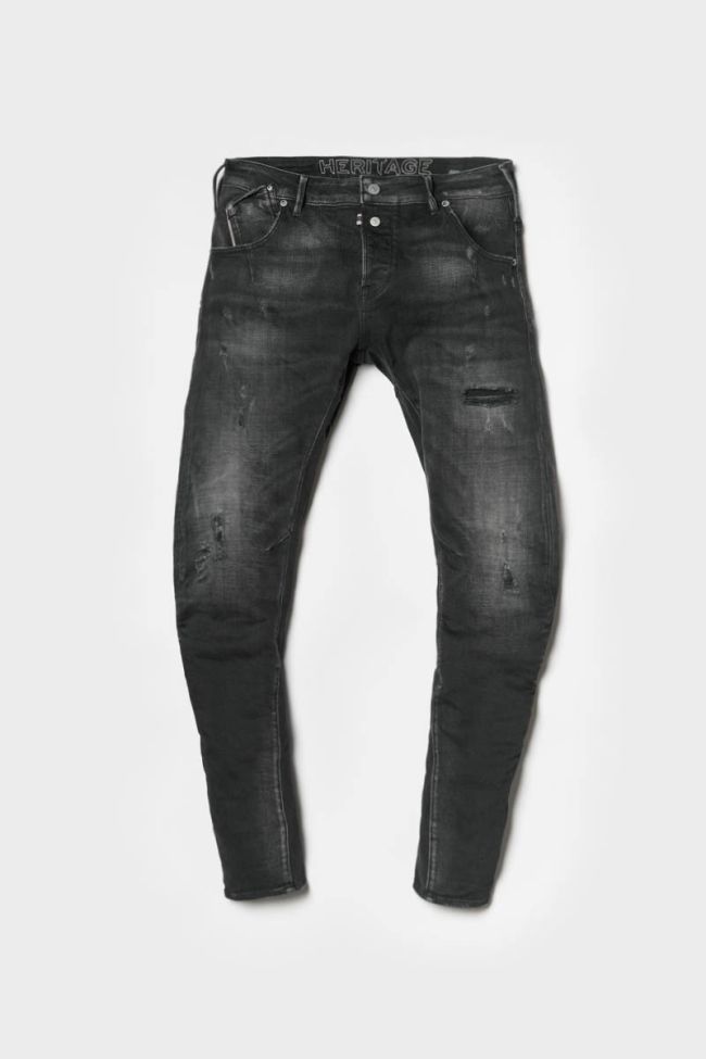 Jeans 900/03 tapered twisted Alost destroy black N°1