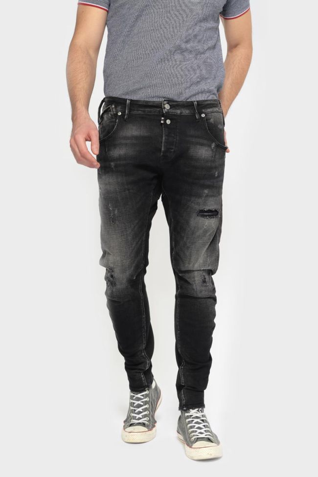 Jeans 900/03 tapered twisted Alost destroy black N°1