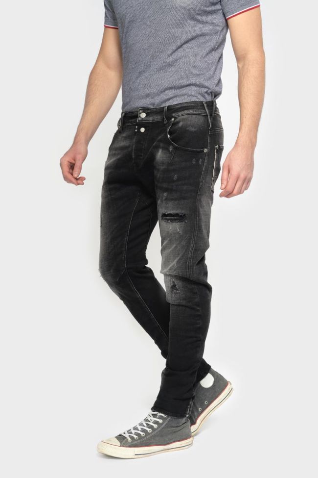 Jeans 900/03 tapered twisted Alost destroy black N°1