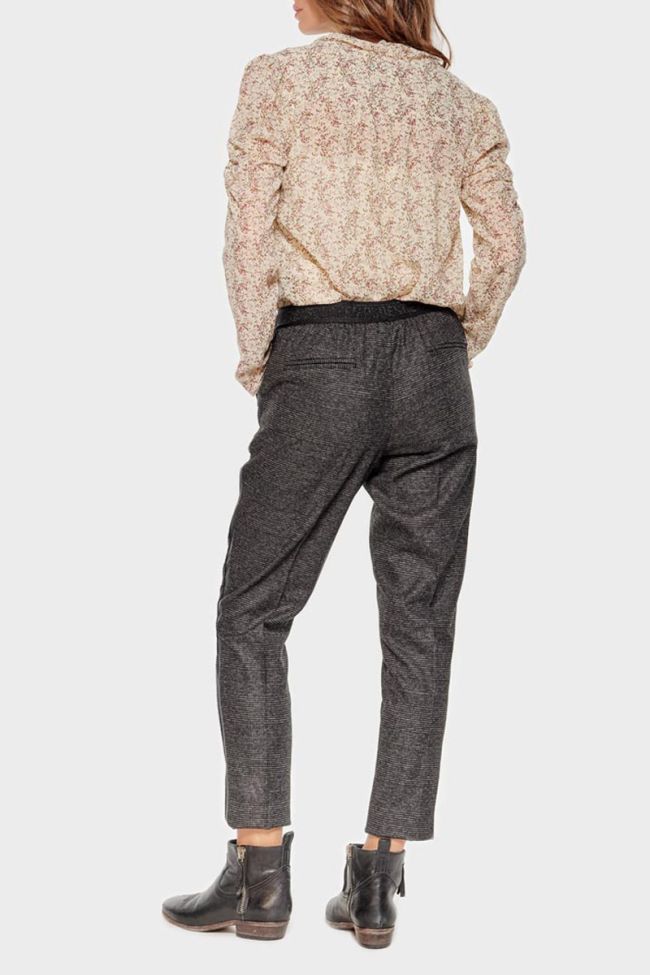Grey checked Guilia trousers