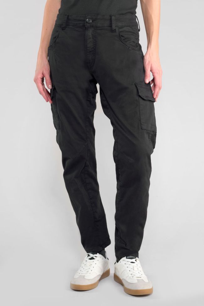 Rivera black cargo trousers