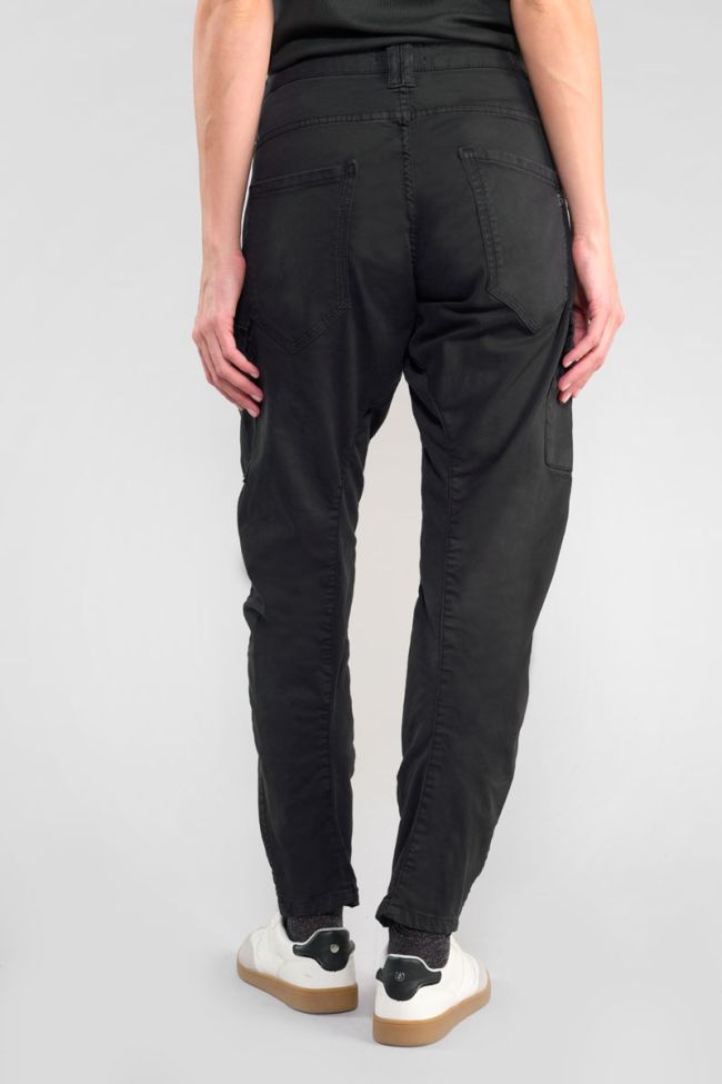 Rivera black cargo trousers