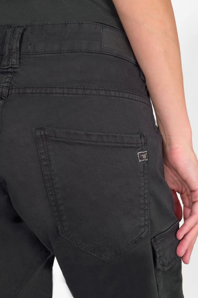 Rivera black cargo trousers