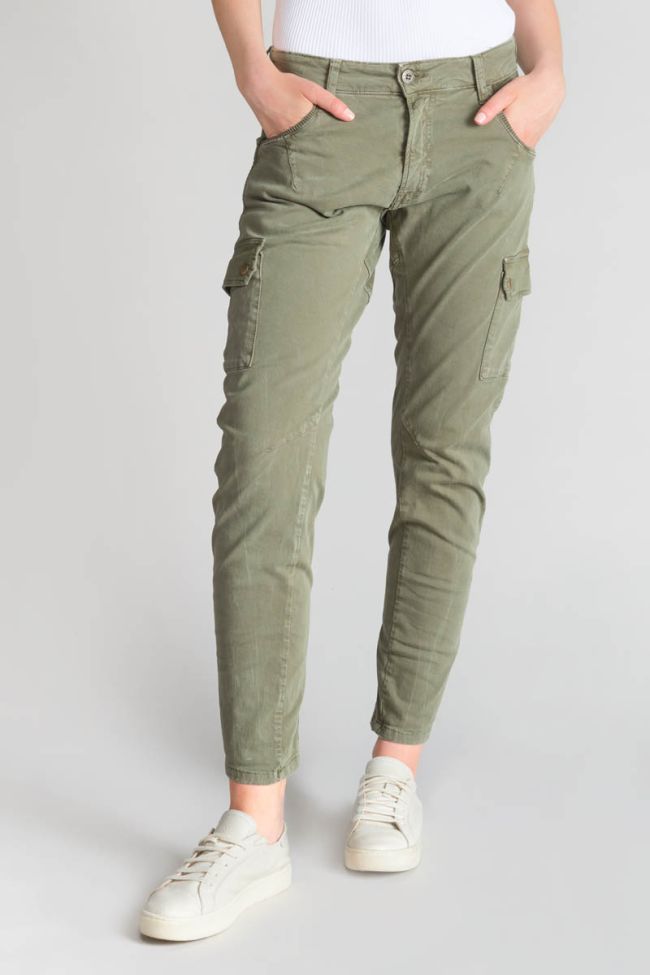 Khaki Rivera cargo trousers