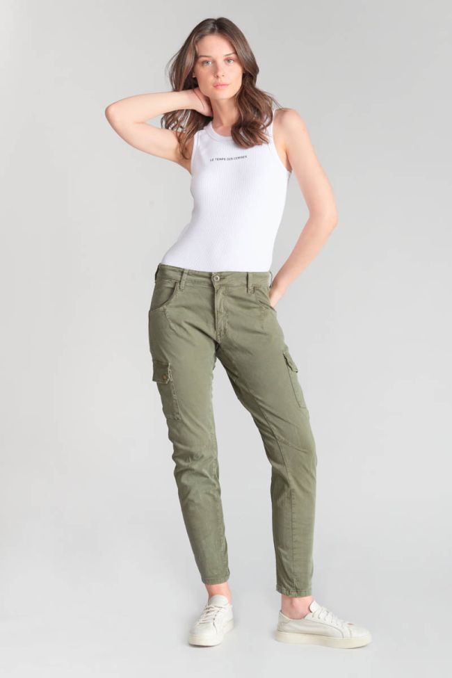Khaki Rivera cargo trousers