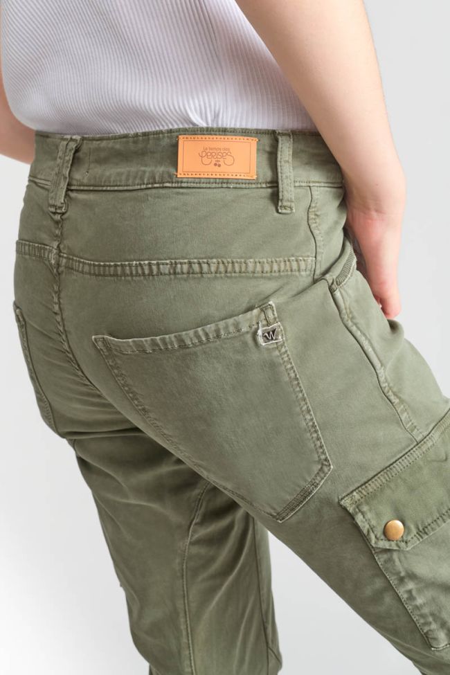 Khaki Rivera cargo trousers