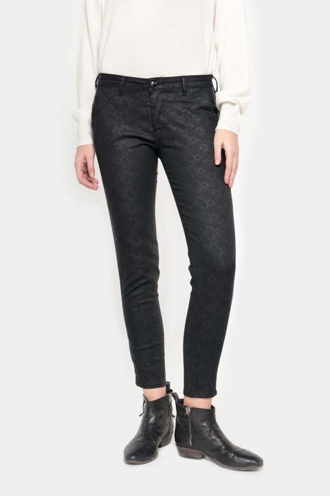 Snakeskin-pattern Rommy trousers