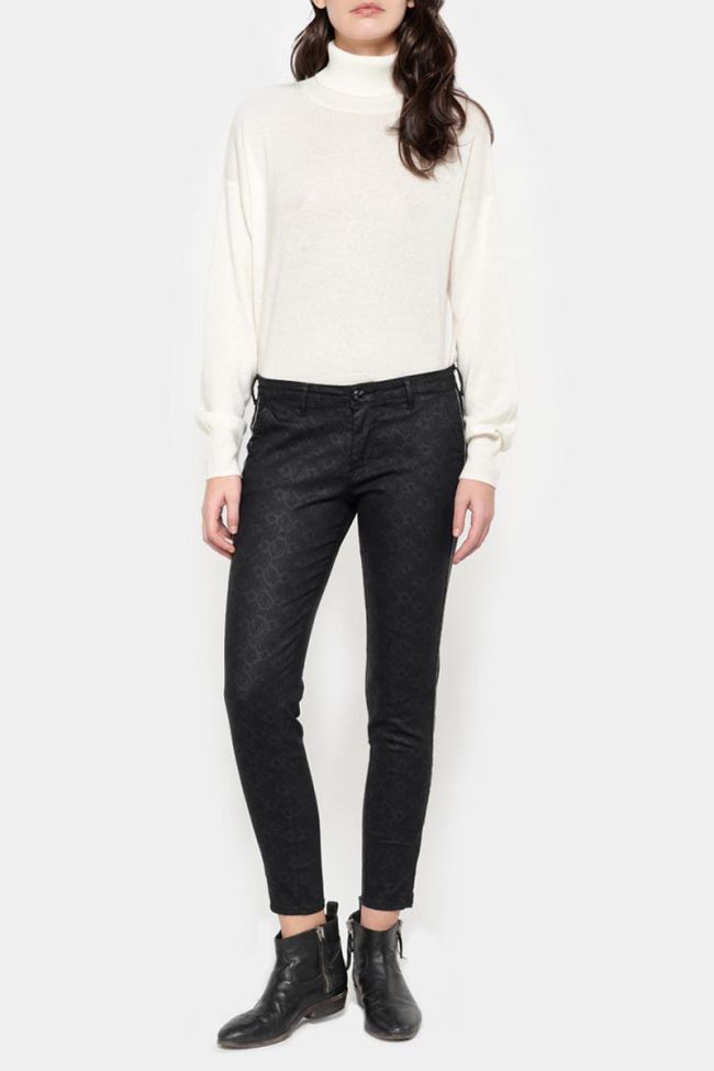 Snakeskin-pattern Rommy trousers