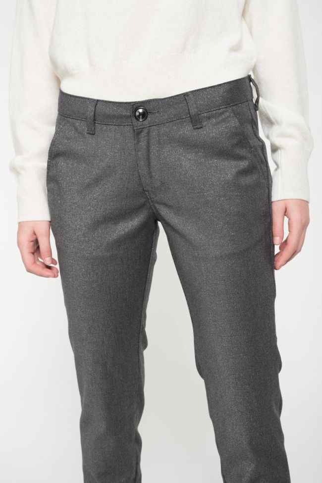 Shiny grey Vittoria trousers