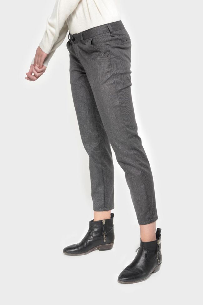 Shiny grey Vittoria trousers