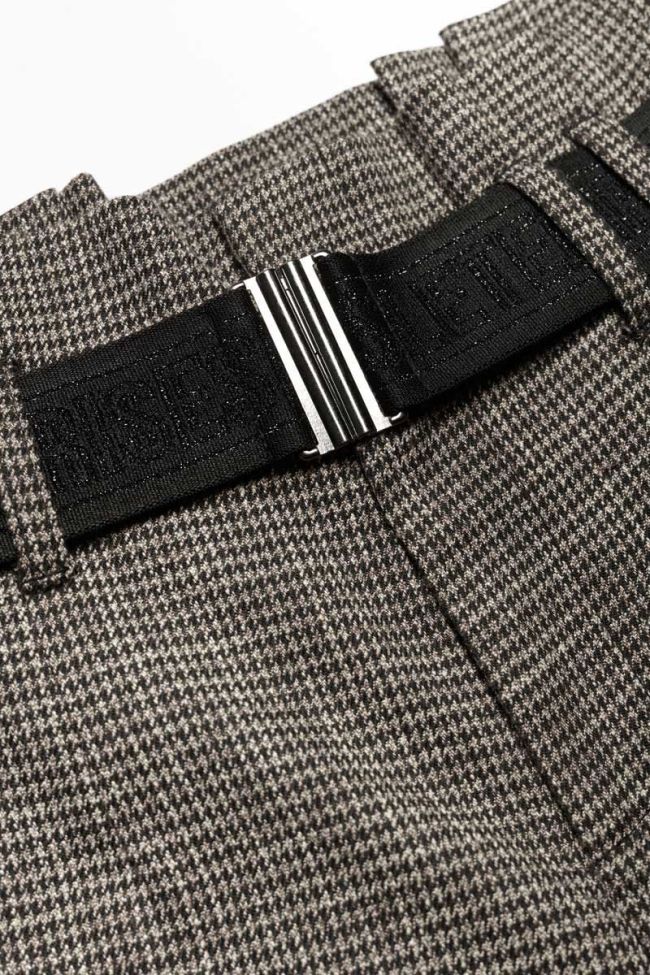 Brown high-waisted Nagagi trousers