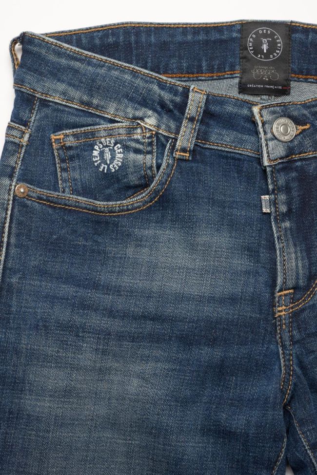 Blue washed-out Mike bermuda