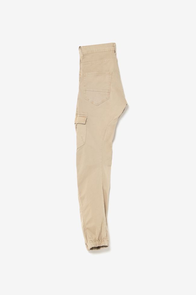 Beige tapered Patos trousers