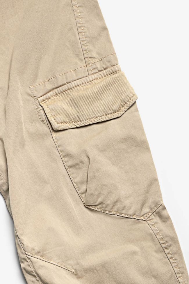 Beige tapered Patos trousers