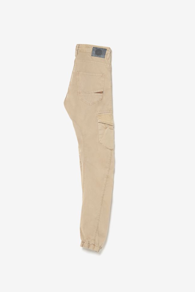 Beige tapered Patos trousers