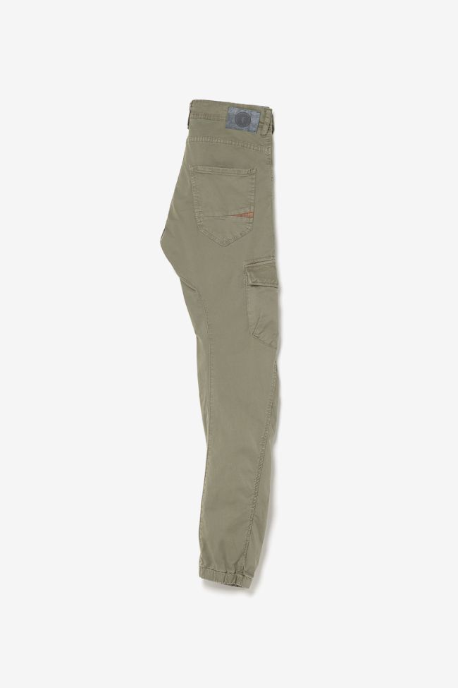 Khaki tapered Patos trousers
