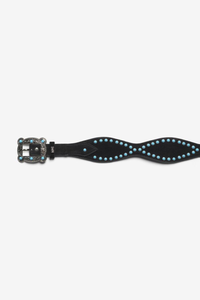 Black suede Bonita belt