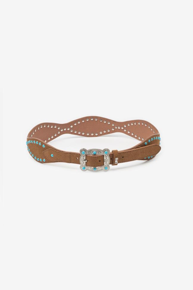 Brown suede Bonita belt