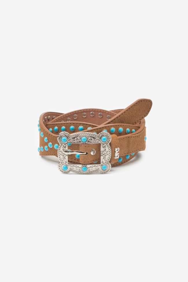 Brown suede Bonita belt