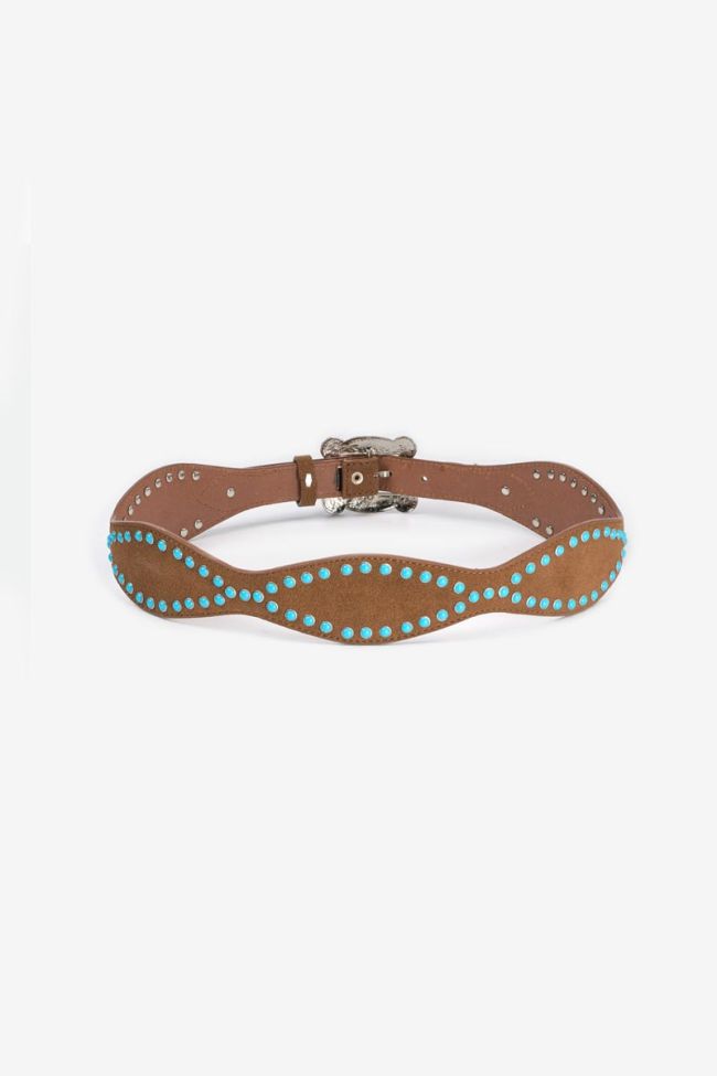 Brown suede Bonita belt